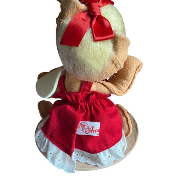 Annalee 1997 10"  Valentine Open Eyes Gold Scissors Doll With Bag Mint Condition - Picture 4 of 8